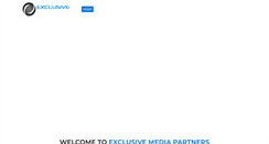 Desktop Screenshot of exclusivemediapartners.com